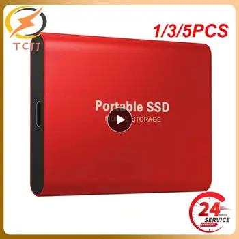 1/3/5шт Портативный SSD Type-C USB 3,1 60 ТБ 30 ТБ 16 ТБ 8 ТБ SSD Жесткий Диск 4 ТБ Внешний SSD M.2 для Ноутбука Настольный SSD Флэш-память