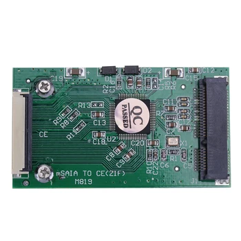 1 шт. SSD-накопитель Mini SATA mSATA PCI-E для IPOD на 40pin 1,8-дюймовую карту ZIF CE с преобразователем