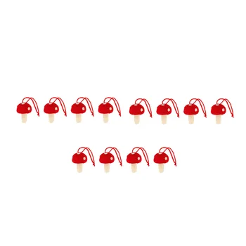 12 Шт. Рождественская елка Подвеска Красный Декор Орнамент Подвесное Украшение Фетровые подвески Украшение Грибной вечеринки Рождество