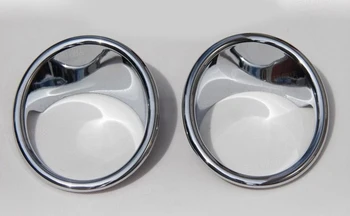 2 Шт. Молдинги для фар Серебристые Аксессуары ABS Хромированная Рамка передних противотуманных фар для BMW X5 F15 2014 2015