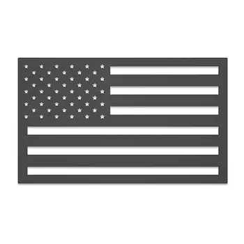 3D ABS Наклейка с эмблемой американского флага, Боковые наклейки с черным флагом США для гольф-карт, внедорожников, танков, грузовиков, а также мотоциклов