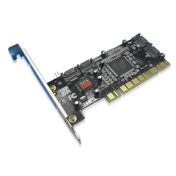 4-Портовая Карта расширения PCI PCI to 4 1,0 1,5 Гбит/с Адаптер Контроллера Для жесткого диска SSD Поддержка RAID 0, для RAID Dropship