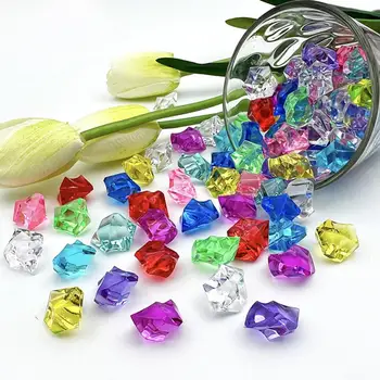 50шт Поддельных акриловых кристаллов с бриллиантами, стерео недеформирующий Свадебный декор, Поделки своими руками и украшения для дома