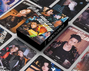 55 шт./компл. Kpop ATEEZ THE WORLD EP.2: фотокарточки OUTLAW Фотоальбом Lomo Cards для коллекции фанатов