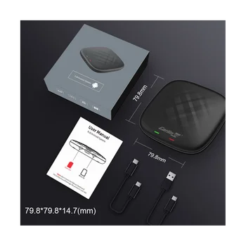 CarlinKit Carplay Ai Box Android 11,0 3 + 32G Мультимедийный Плеер 4GLTE WIFI Аудио GPS Навигация Netflix для Автомобиля EAU