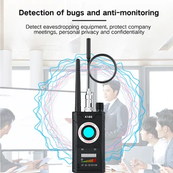 K18 sdetector, камеры-детекторы для защиты от мониторинга, скрытое подслушивающее устройство, точная защита вашей конфиденциальности