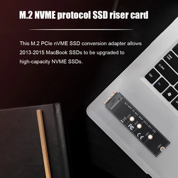 M.2 NVME SSD Адаптер PCIE3.0 Карта адаптера твердотельного накопителя PCB для MacBook Air 2013-2017 для Pro A1465 A1466 A1398 A1502