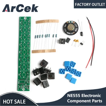 NE555 Электронные компоненты DIY Kit Доска для практики сварки Электроорган с восемью нотами Наборы для обучения навыкам пайки