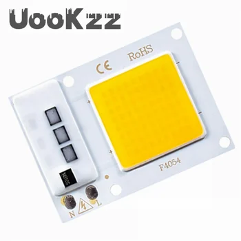 UooKzz Светодиодный COB Чип 10 Вт 20 Вт 30 Вт AC 220 В 110 В Smart IC Без Драйвера Светодиодный Светильник Бусины Для Прожектора Diy Матричное Освещение