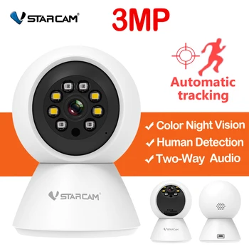 Vstarcam C991 HD 3MP 1296P Камера для помещений Мини-Размер WiFi IP-Камера Домашняя Безопасность WIFI Видеонаблюдение Цветное Ночное Видение Сигнализация Человека