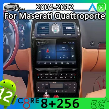 Yoza Carplay Автомагнитола Для Maserati Quattroporte 2004-2012 Android11 Мультимедийный Плеер с Сенсорным Экраном GPS Навигация Стерео WIFI