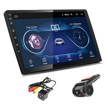 Автомагнитола 2 Din 9-дюймовый Универсальный мультимедийный Bluetooth MP5 плеер Mirrorlink GPS Навигация WIFI для Android 8.1 для BMW TOYOTA
