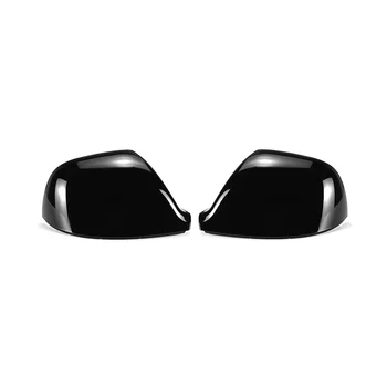 Автомобильная Яркая Черная Боковая крышка зеркала заднего вида, прямая крышка зеркала для Transporter T5 T5.1 2010-2015 T6 2016-2019