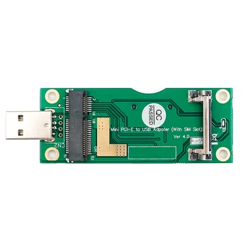 Адаптер Mini PCI-E к USB с разъемом для SIM-карты 8Pin для модуля WWAN / LTE