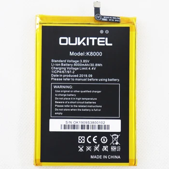 Аккумулятор ISUNOO 3,85 В 8000 мАч для аккумулятора OUKITEL K8000