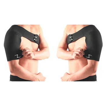 Бандаж для поддержки плеча, защитный ремень для спины, Накладки для ремня, регулируемые на одно плечо, Дышащие для спортивного ухода.