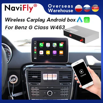 Беспроводная система Navifly для CarPlay Android Auto Автомобильный мультимедийный комплекс для Mercedes Benz G Class W461 W463 2012-2019 поддержка карты зеркальной ссылки