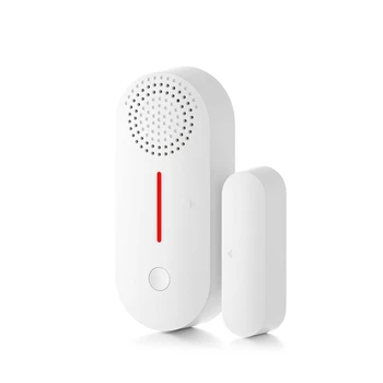 Беспроводной детектор сигнализации Tuya Wifi Безопасная охранная сигнализация с дистанционным управлением для домашней двери, окна