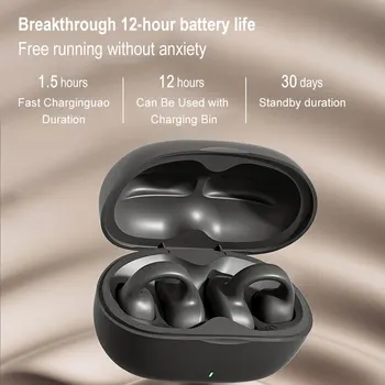Беспроводные наушники Bluetooth с клипсой I113, длительное время автономной работы и комфортное ношение.