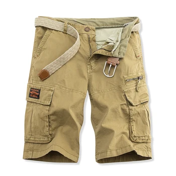 Высококачественные мужские городские военные тактические шорты, устойчивые к верхней одежде, шорты-карго с несколькими карманами, походные короткие брюки большого размера
