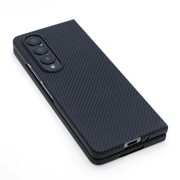 Горячее Арамидное Волокно 600D Carbon Phone Для Samsung Galaxy Z Fold 4 Fold4 Ультратонкий Z Fold 3 Fold3 Полный чехол