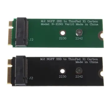 для .2 к X1 Карбоновый Ультрабук Адаптер Считыватель Конвертерная карта для lenovo ThinkPad Carbon 20 + 6pin SSD NGFF SSD