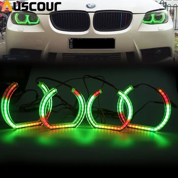 Для BMW E90 E92 F30 Sport Streaming RGB light Crystal Angel Eyes LED Car Angel Eyes Подходит для мобильного приложения с управлением по Bluetooth