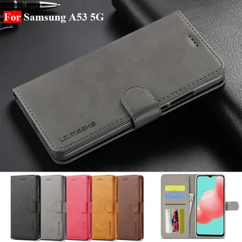 Для Samsung A53 5G Case Кожаный Винтажный Чехол Для телефона Samsung Galaxy A53 Case Флип Магнитный Чехол-бумажник Для Galaxy A53 5G Cover