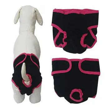 Костюмы для домашних животных, Милые водонепроницаемые физиологические штаны для собак с регулируемым рисунком, принадлежности