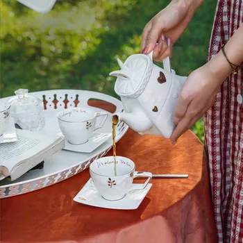 Кофейная Посуда Чайный Сервиз Горшок Аксессуары Сервиз Китайский Пузырчатый Чайник Gaiwan Чайный Сервиз Для Заварки Jogo De Xicaras Набор Посуды YX50TS