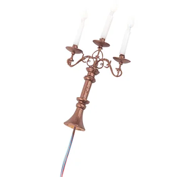 Модель Люстры Песочная настольная лампа Мини-держатели Mosstick Light Миниатюрное Металлическое украшение Декор