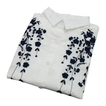 Модная женская рубашка Кардиган Женская весенняя рубашка Однобортное повседневное платье Дышащая Женская рубашка