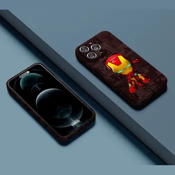 Мультфильм Marvel: Мстители Чехол Для Телефона Apple iPhone 14 13 12 11 Pro Max Mini 7 8 6 6s X Xs Xr Plus Feilin Film Жесткий Чехол