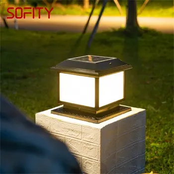 Наружный солнечный светильник, настенные светильники с дистанционным управлением, водонепроницаемый IP65, современный светодиод для домашнего сада