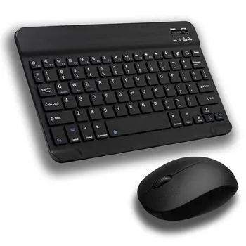 Настольная офисная комбинация Bluetooth-клавиатуры и беспроводной мыши Подходит для ноутбука с Windows, настольного компьютера с Android-планшетом