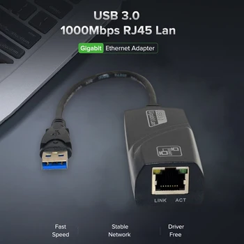Настольный компьютер с проводным адаптером USB3.0 Gigabit Ethernet и высокоскоростным преобразователем 1G
