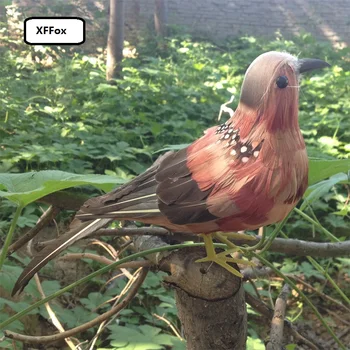 новая модель горлицы в реальной жизни из пены и перьев, украшение для сада, птица около 28 см xf0079