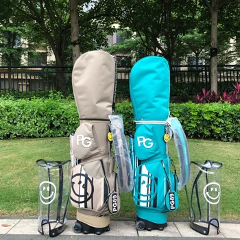 Новая сумка для гольфа PG с удилищем на колесиках Водонепроницаемая двойная сумка для гольфа Стандартная сумка