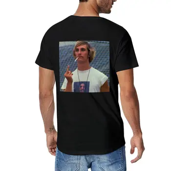 Новая футболка Wooderson Dazed and Confused, футболки больших размеров, милые топы, однотонные футболки для мужчин