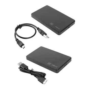 Пластиковый корпус жесткого диска USB 2.0 / 3.0 емкостью 3 ТБ, 2,5-дюймовый SATA SSD HDD Чехол для мобильного телефона