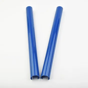 Прочные Высококачественные планки для отделки решетки Радиатора Автомобильный комплект Передняя V-образная скоба 2шт синего цвета Без деформации Без обесцвечивания