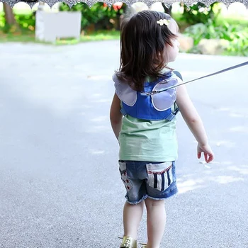 Регулируемая мультяшная сумка для защиты от потери, рюкзак для прогулок с ребенком, защита от детей, поводок для ходунков, Хранитель для малышей
