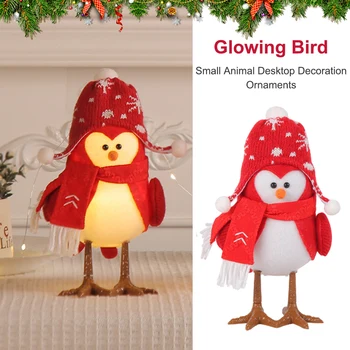 Светящиеся Птицы Орнамент Прекрасные Рождественские Птицы Орнамент Милый внутренний/наружный декор для дома ремесло