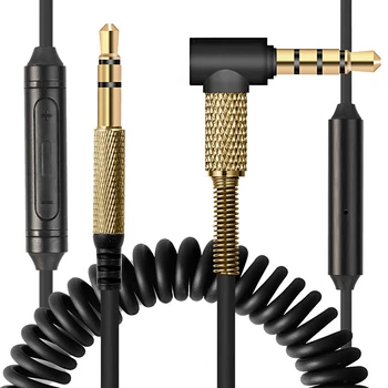 Сменный кабель M68F для наушников MARSHALL II 2 3 с регулятором громкости микрофона