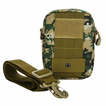 Уличная военная тактическая мини-сумка-мессенджер, спортивный чехол для мобильного телефона, сумка для верховой езды, Водонепроницаемые камуфляжные сумки на пояс