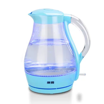 Чайник электрический нагревательный автоматическое отключение питания бытовой стеклянный электрический чайник с синим светом кипящий чайник для приготовления чая электрический чайник