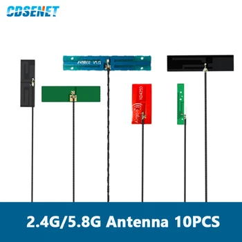 10ШТ 2,4 G 5,8 G CDSENET Печатная плата Антенна FPC Встроенная Антенна Небольшого размера Гибкий и сгибаемый Интерфейс IPX Серия Встроенных Антенн