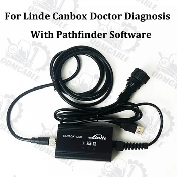 2023 Linde Canbox и Диагностический Кабель Doctor с Программным обеспечением Pathfinder LSG Инструменты Диагностики Вилочных погрузчиков Linde