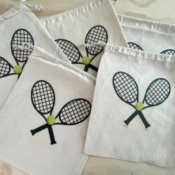 5шт подарочных пакетов для тенниса на спортивную тематику Для мальчика 6-го, 7-го, 8-го, 9-го, 10-го, 16-го, 18-го, 21-го дней рождения, украшение стола, Турнир в пользу