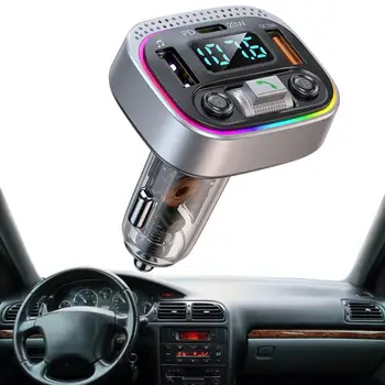 QC3.0 Зарядный Автомобильный Громкой связи Blue Tooth-совместимый Автомобильный комплект FM-передатчика 5.1, MP3-модулятор, Аудиоприемник Громкой связи